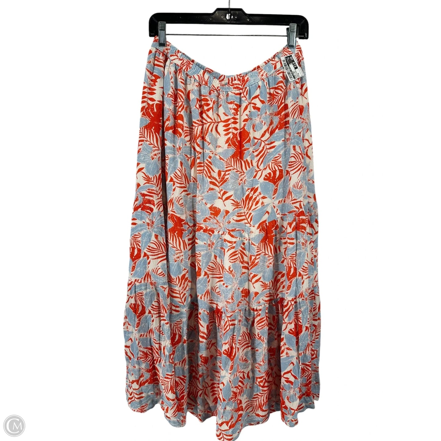 Skirt Maxi By Clothes Mentor In Blue & Red, Size: M