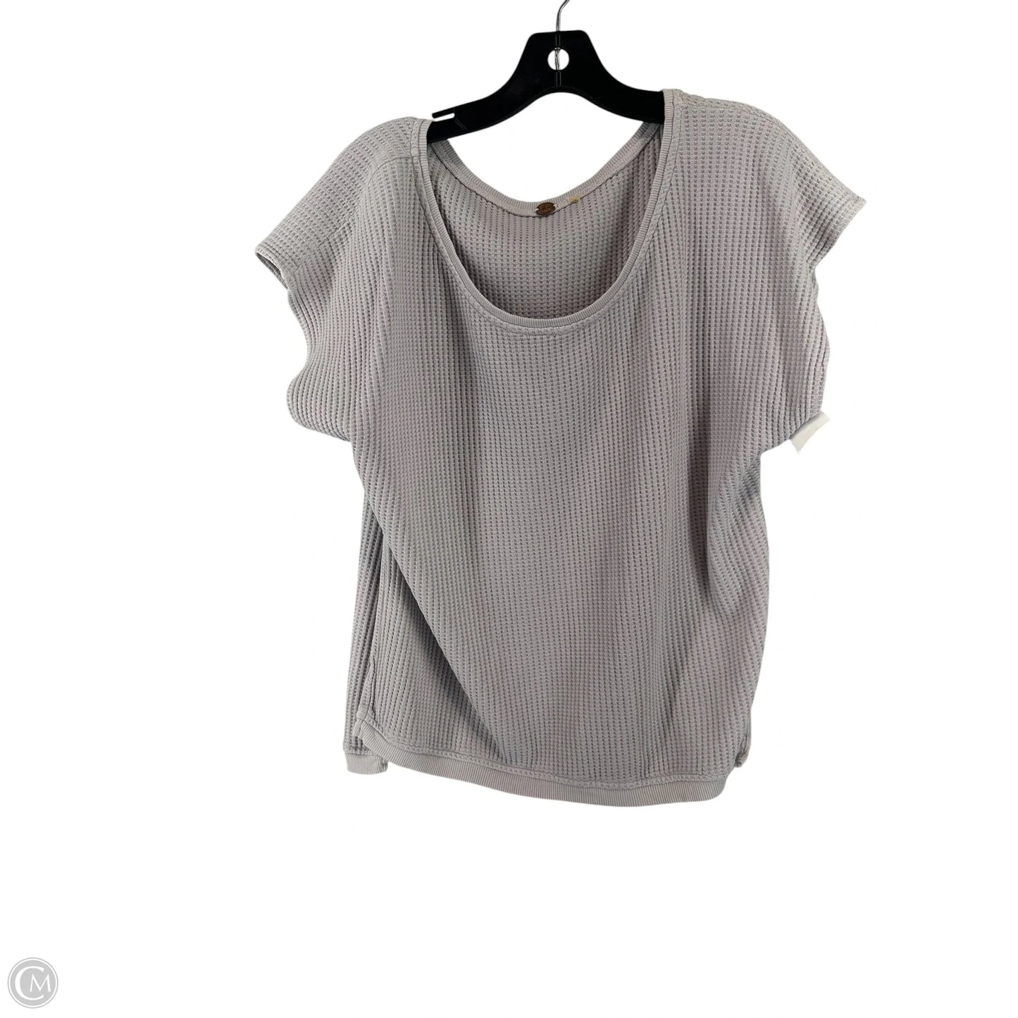 Top Short Sleeve By Free People In Grey, Size: Xs