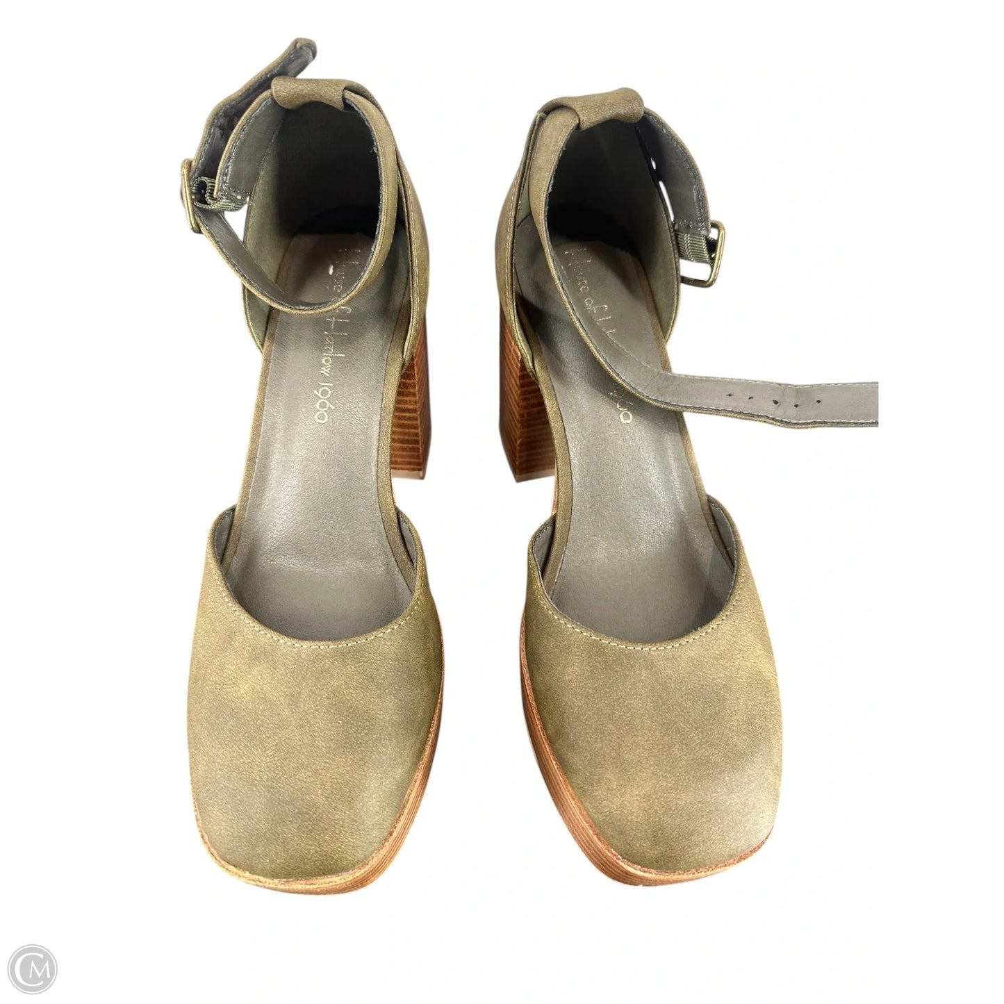 Shoes Heels Block By House Of Harlow In Green, Size: 8