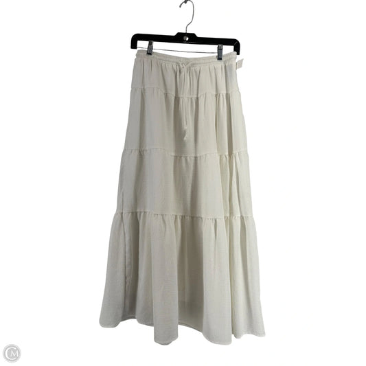 Skirt Maxi By Shein In White, Size: S
