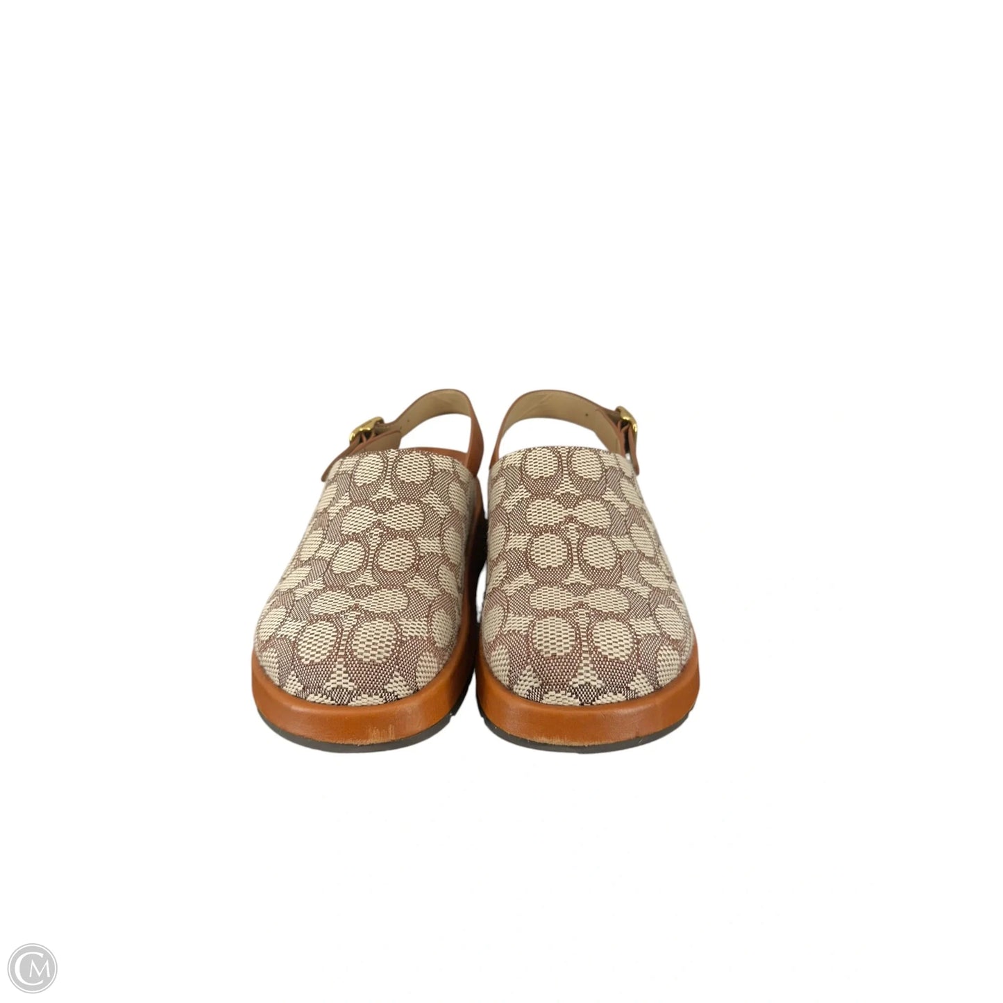 Shoes Designer By Coach In Brown & Cream, Size: 6