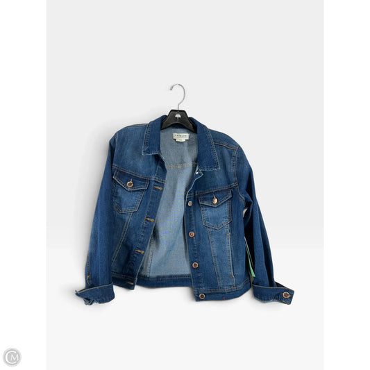 Jacket Denim By Clothes Mentor In Blue Denim, Size: Xlp