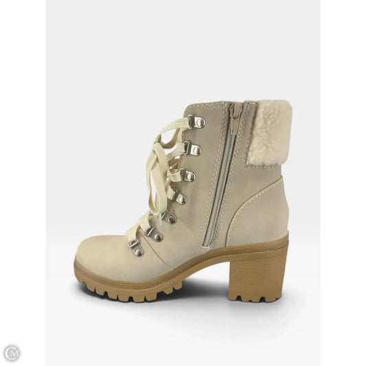 Boots Ankle Heels By Soda In Taupe, Size: 8