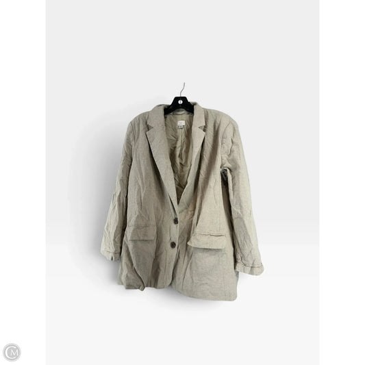 Blazer By A New Day In Tan, Size: Xl