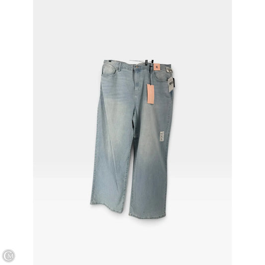 Jeans Wide Leg By Celebrity Pink In Blue, Size: Xl