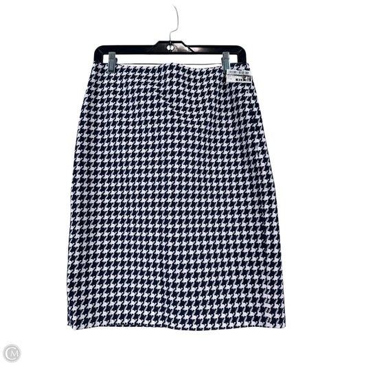 Skirt Mini & Short By Talbots In Black & White, Size: 6p