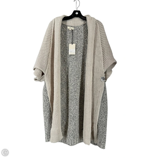Sweater Cardigan By Elan In Cream, Size: Osfm