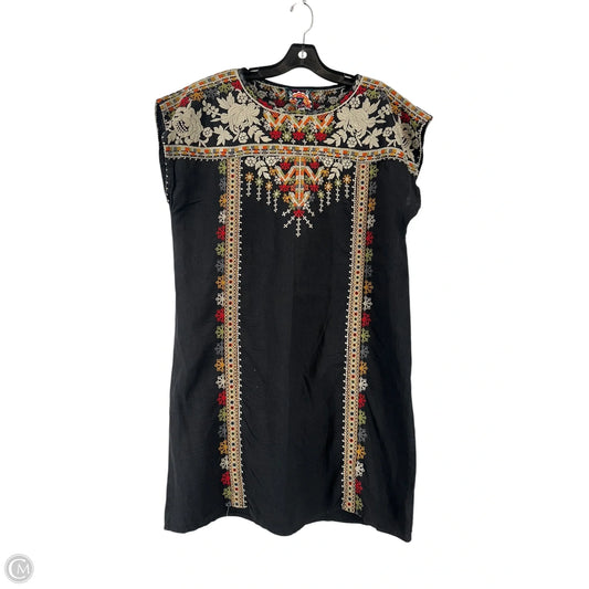 Dress Casual Short By Johnny Was In Black, Size: L