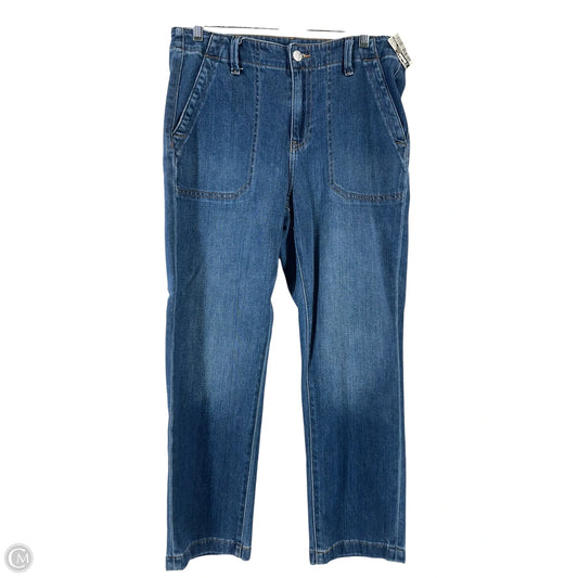 Jeans Cropped By Chicos In Blue Denim, Size: 0