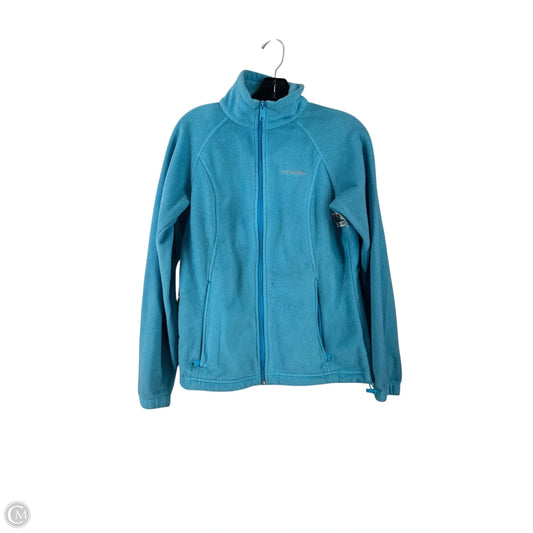 Jacket Fleece By Columbia In Blue, Size: S