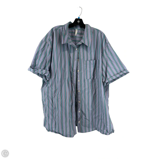 Tunic 3/4 Sleeve By Anthropologie In Striped Pattern, Size: Xl