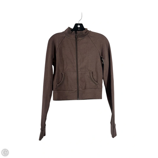 Athletic Jacket By Skims In Brown, Size: M