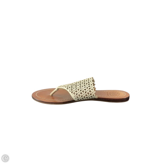 Shoes Designer By Tory Burch In Tan, Size: 6