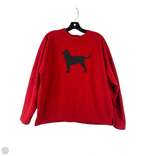 Sweatshirt Crewneck By Clothes Mentor In Red, Size: L