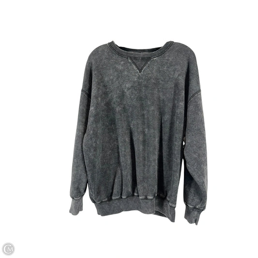 Sweatshirt Crewneck By Cmf In Grey, Size: L