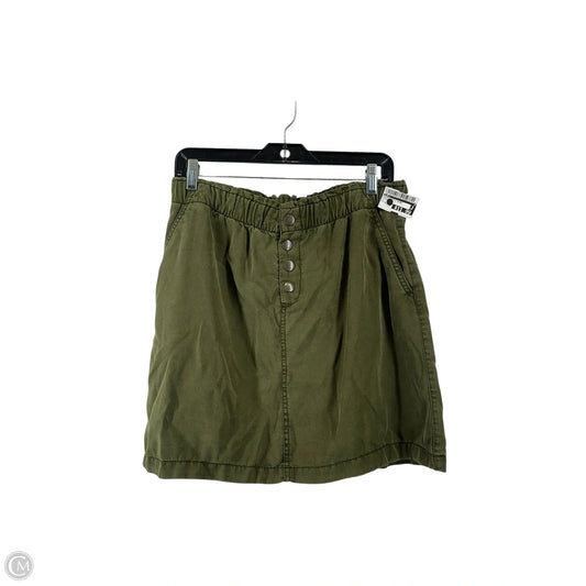 Skirt Mini & Short By Loft In Green, Size: M