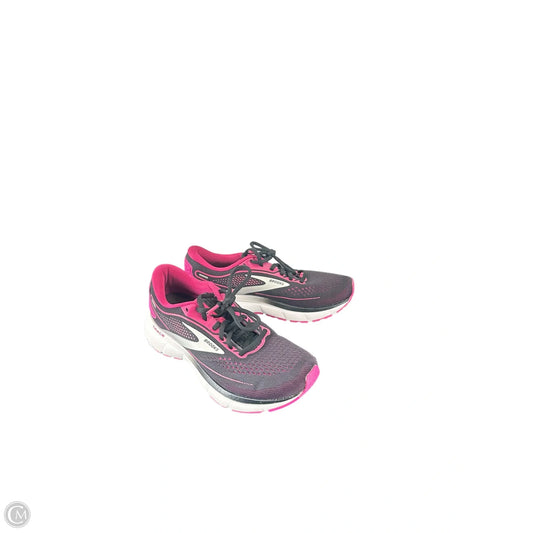 Shoes Athletic By Brooks In Black & Pink, Size: 7.5