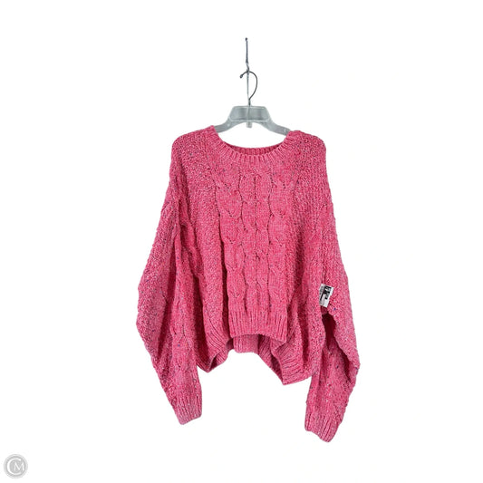 Sweater By Adora In Pink, Size: L