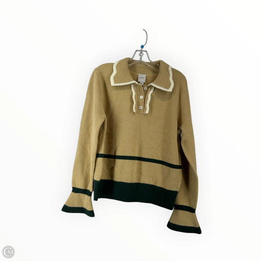 Sweater By Maeve In Tan, Size: L