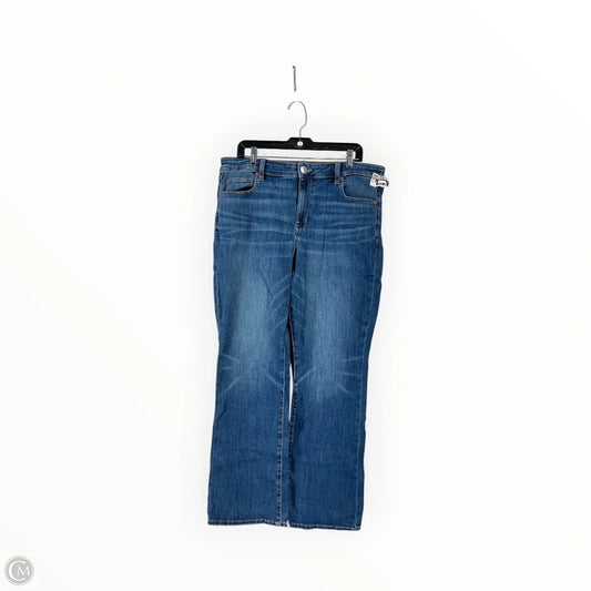 Jeans Boot Cut By American Eagle In Blue Denim, Size: 18
