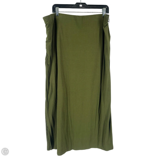 Skirt Midi By Old Navy In Green, Size: 2x