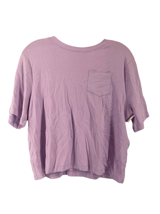 Purple Top Short Sleeve A New Day, Size S
