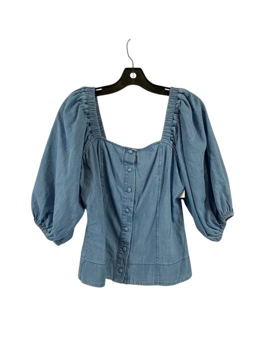 Top 3/4 Sleeve By Clothes Mentor In Blue, Size: M