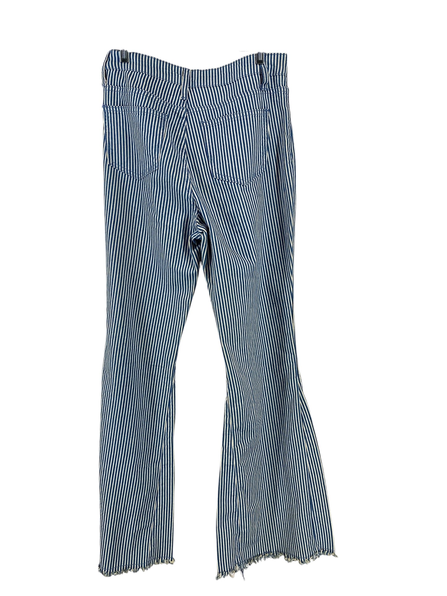 Jeans Boot Cut By Clothes Mentor In Striped Pattern, Size: M