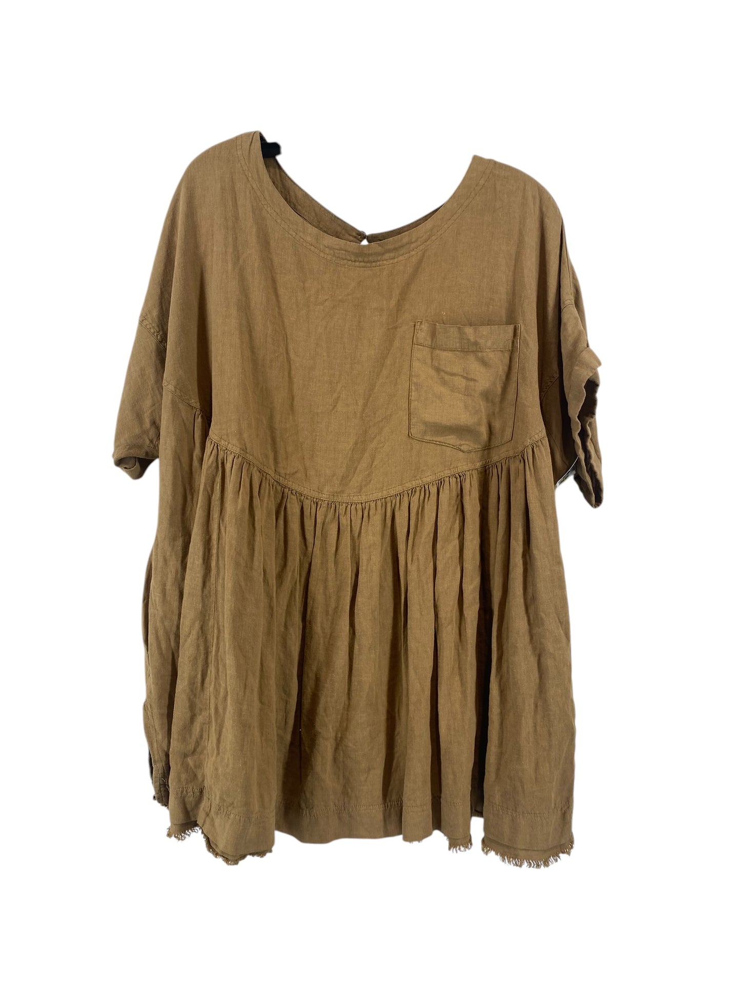 Top Long Sleeve By Free People In Bronze, Size: S