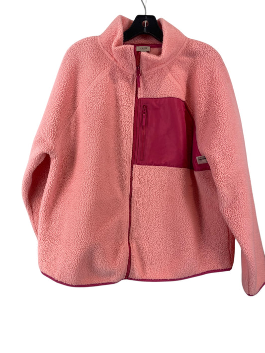 Athletic Sweatshirt Crewneck By J. Crew In Pink, Size: L