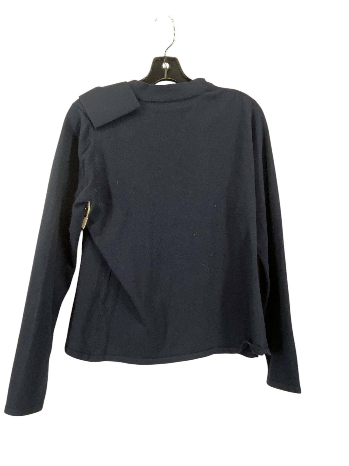 Top Long Sleeve By Ann Taylor In Blue, Size: L