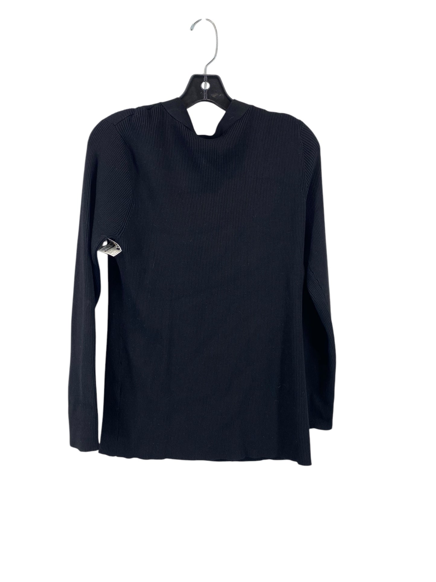 Top Long Sleeve By Calvin Klein In Black, Size: L