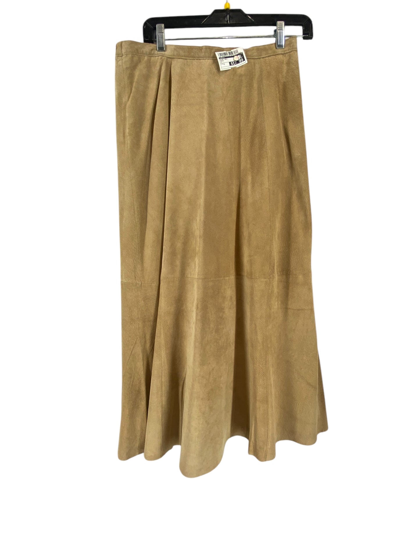 Skirt Maxi By Chicos In Brown, Size: 0