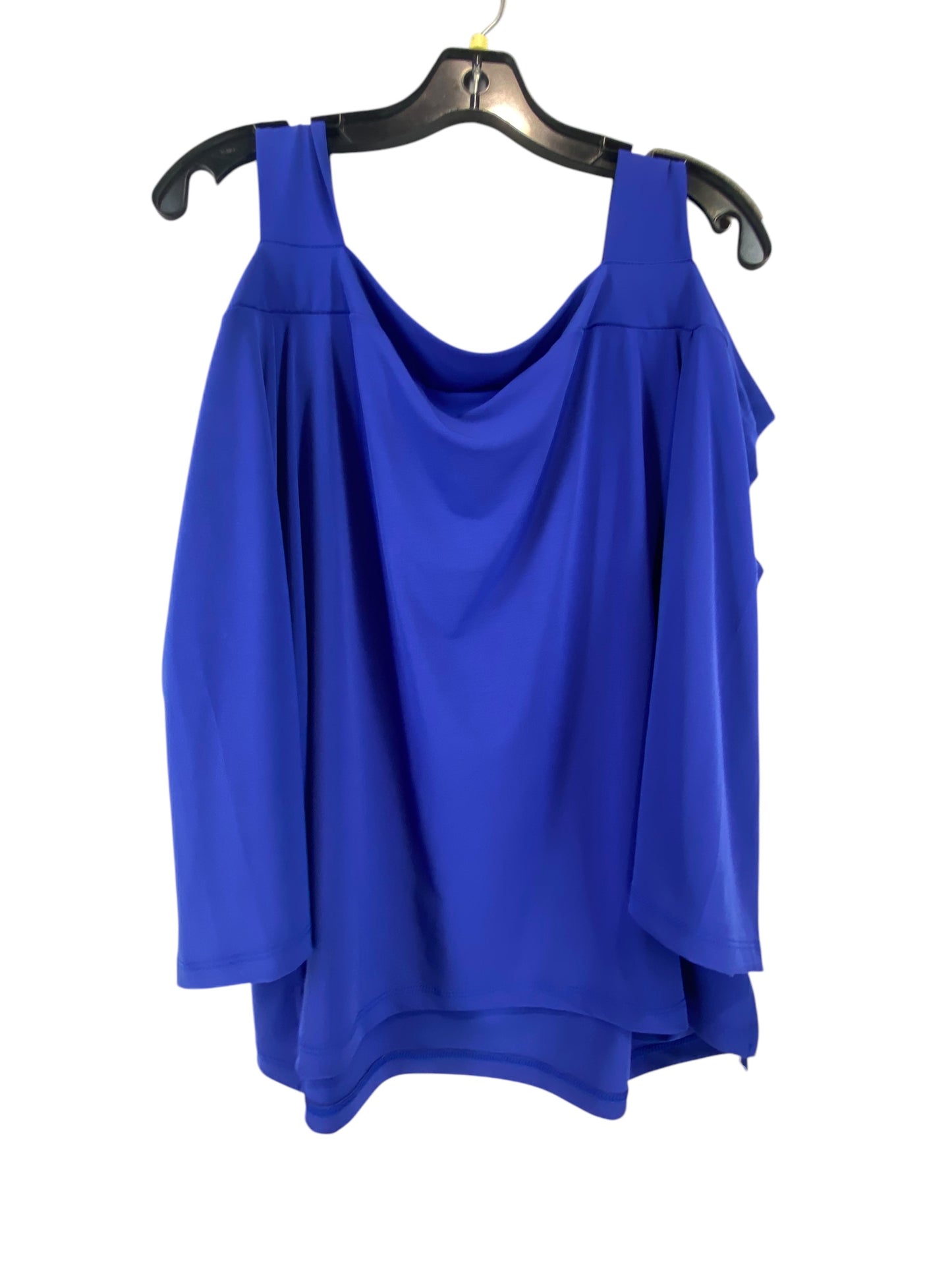 Top 3/4 Sleeve By Chicos In Blue