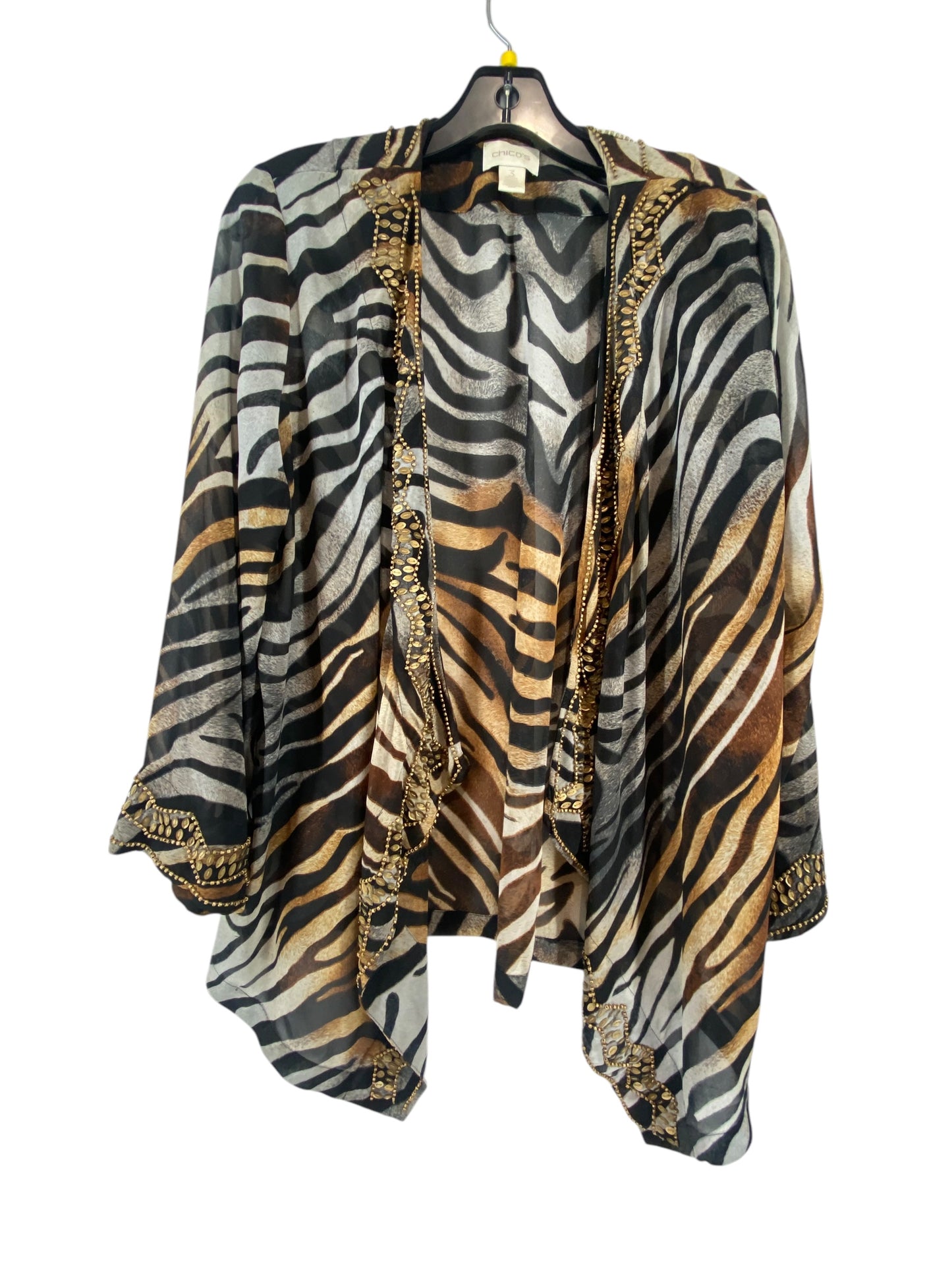 Kimono By Chicos In Animal Print