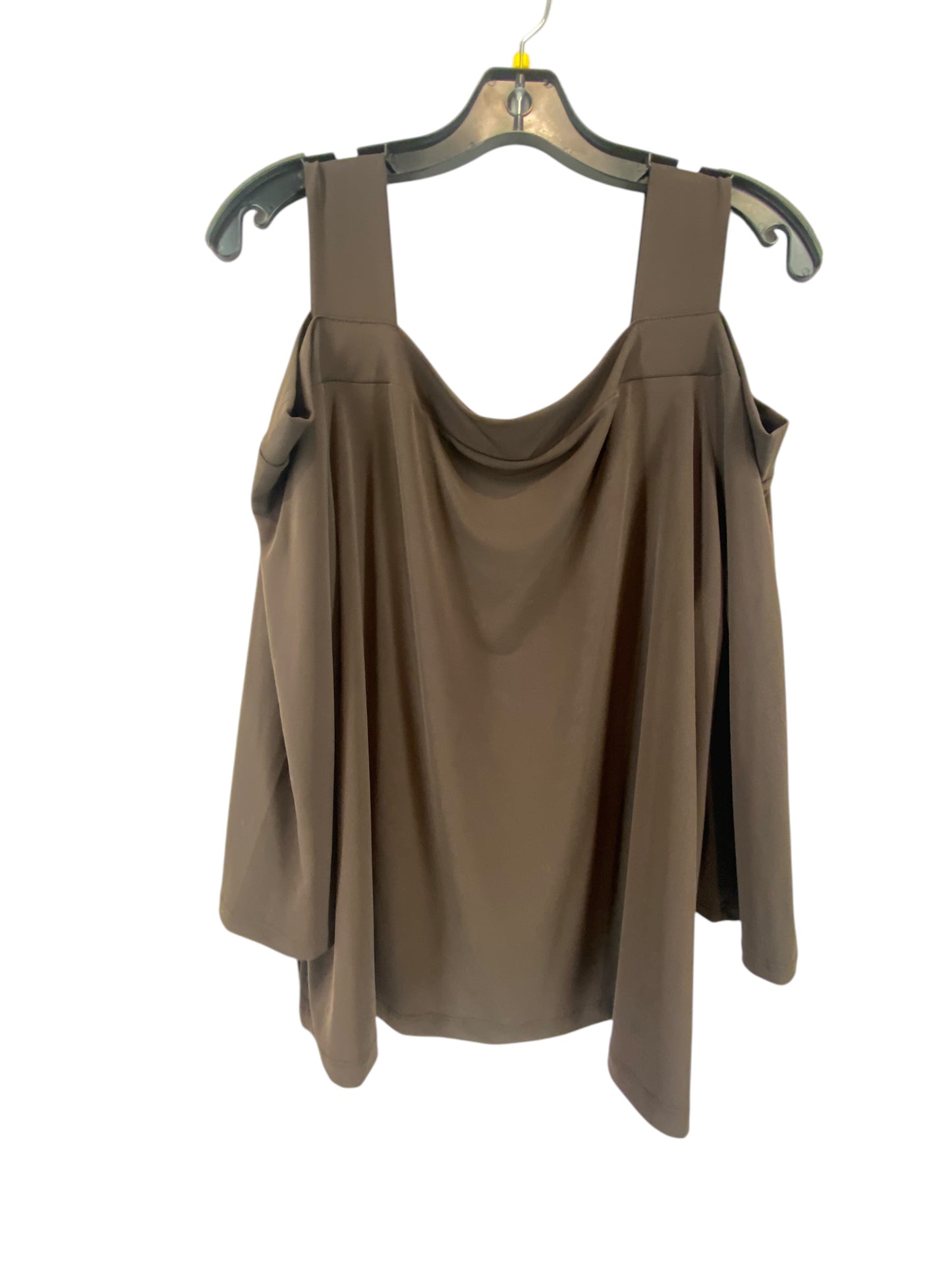 Top 3/4 Sleeve By Chicos In Brown