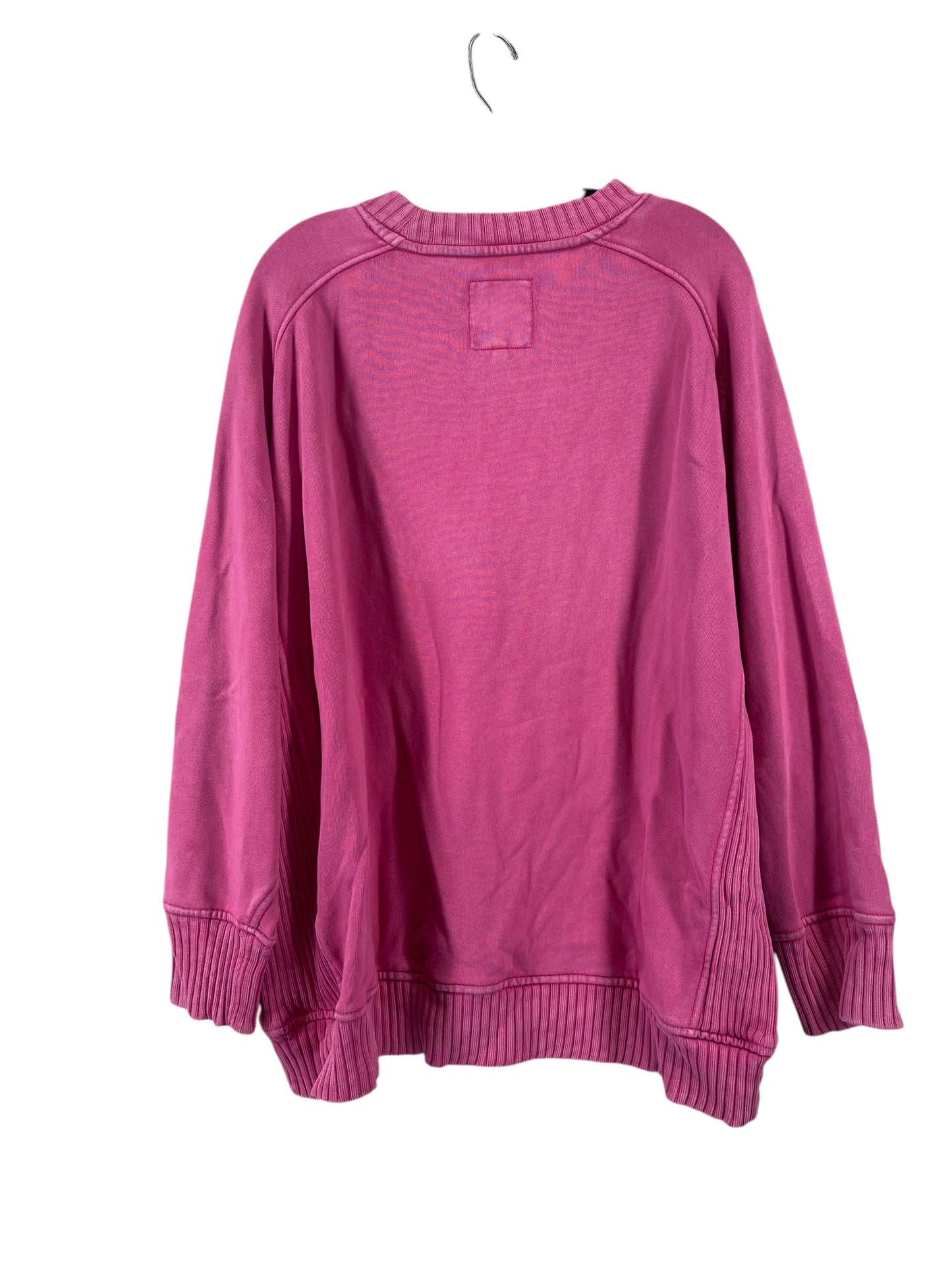 Sweatshirt Crewneck By Aerie In Pink, Size: L