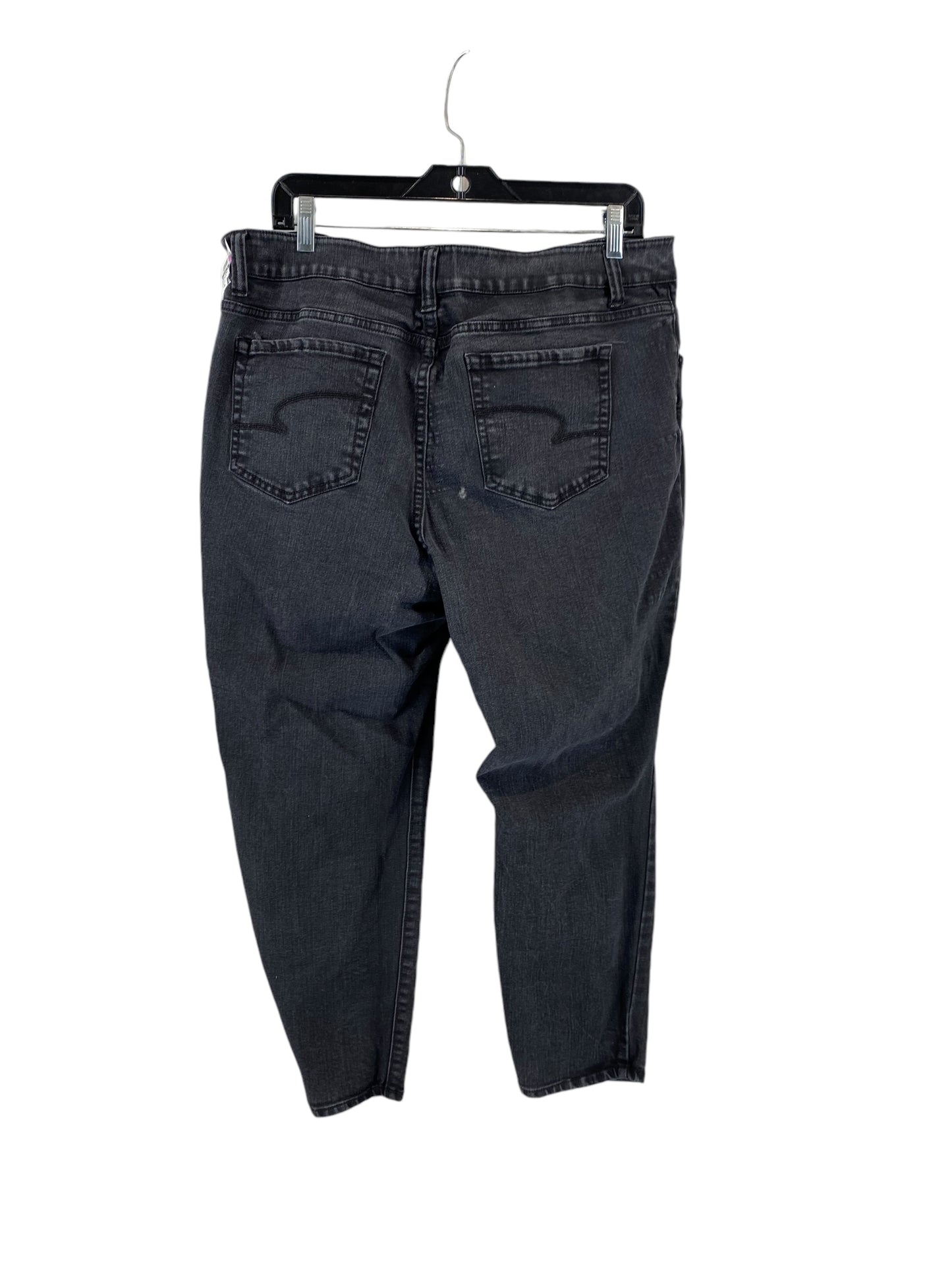 Jeans Skinny By Time And Tru In Black Denim, Size: 20