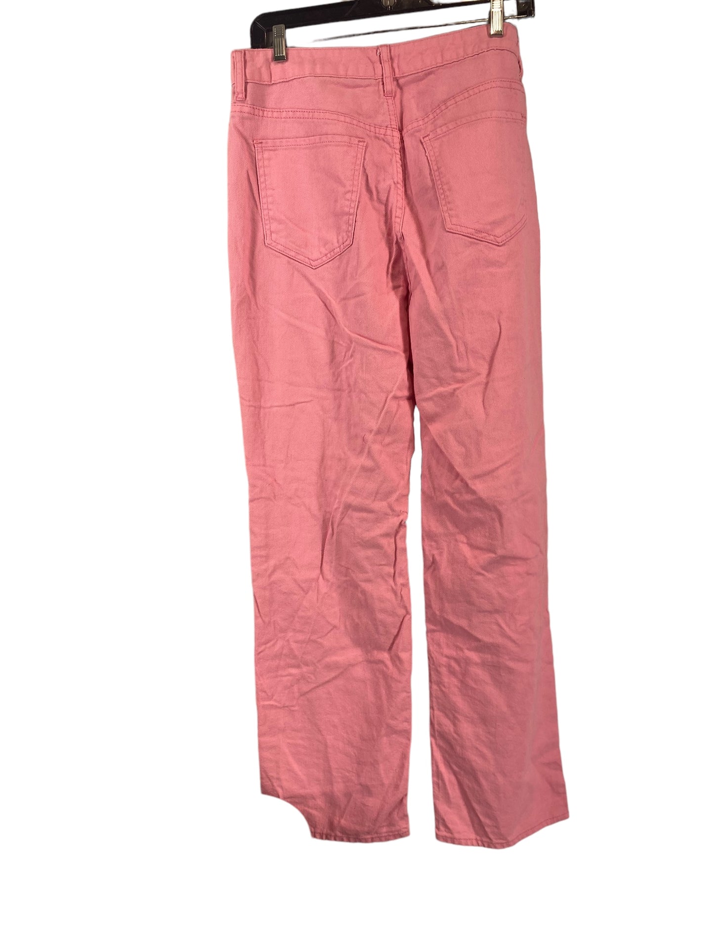 Jeans Boyfriend By Clothes Mentor In Pink Denim, Size: 13