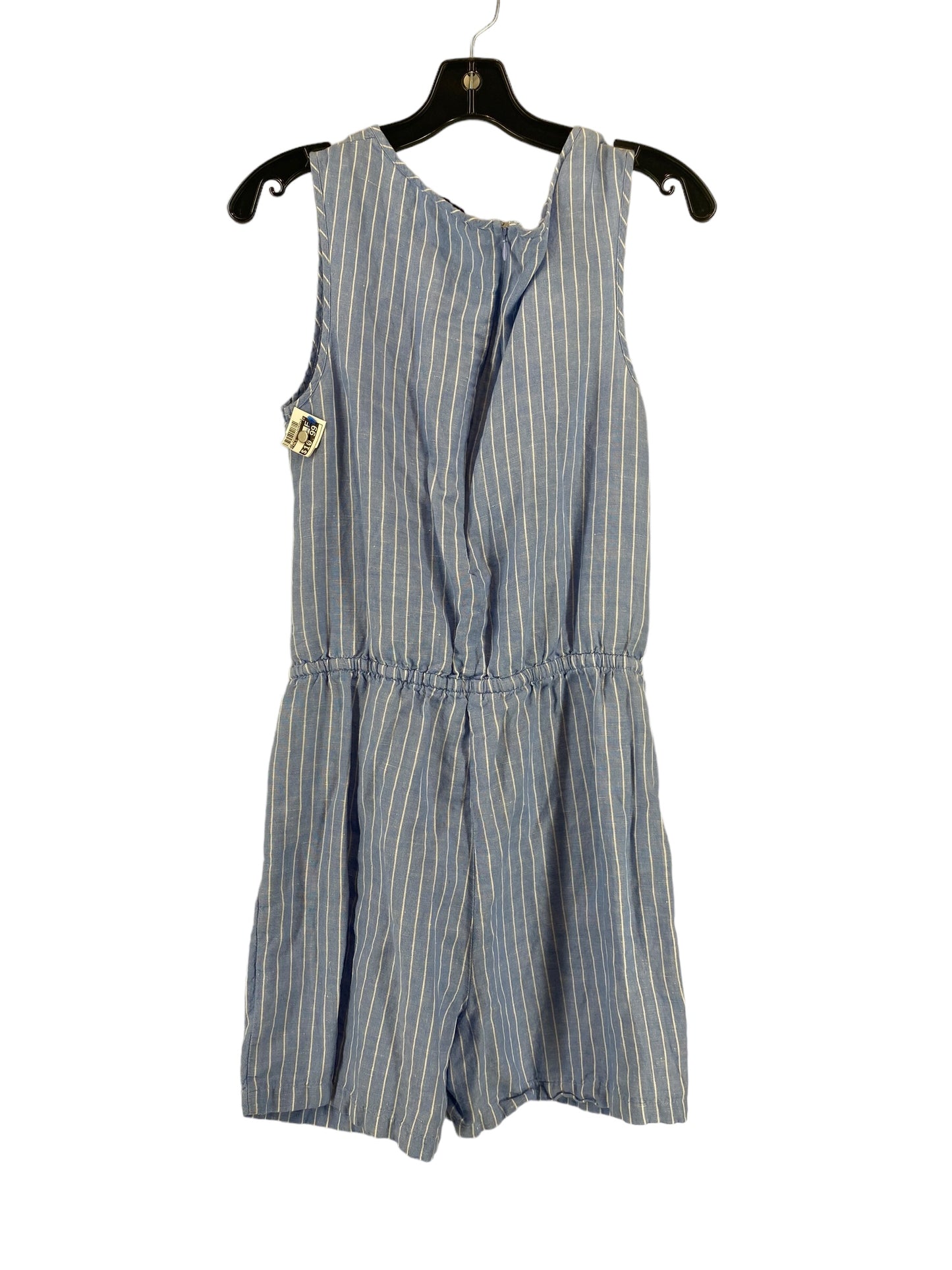 Blue & White Romper Amazon Essentials, Size 6