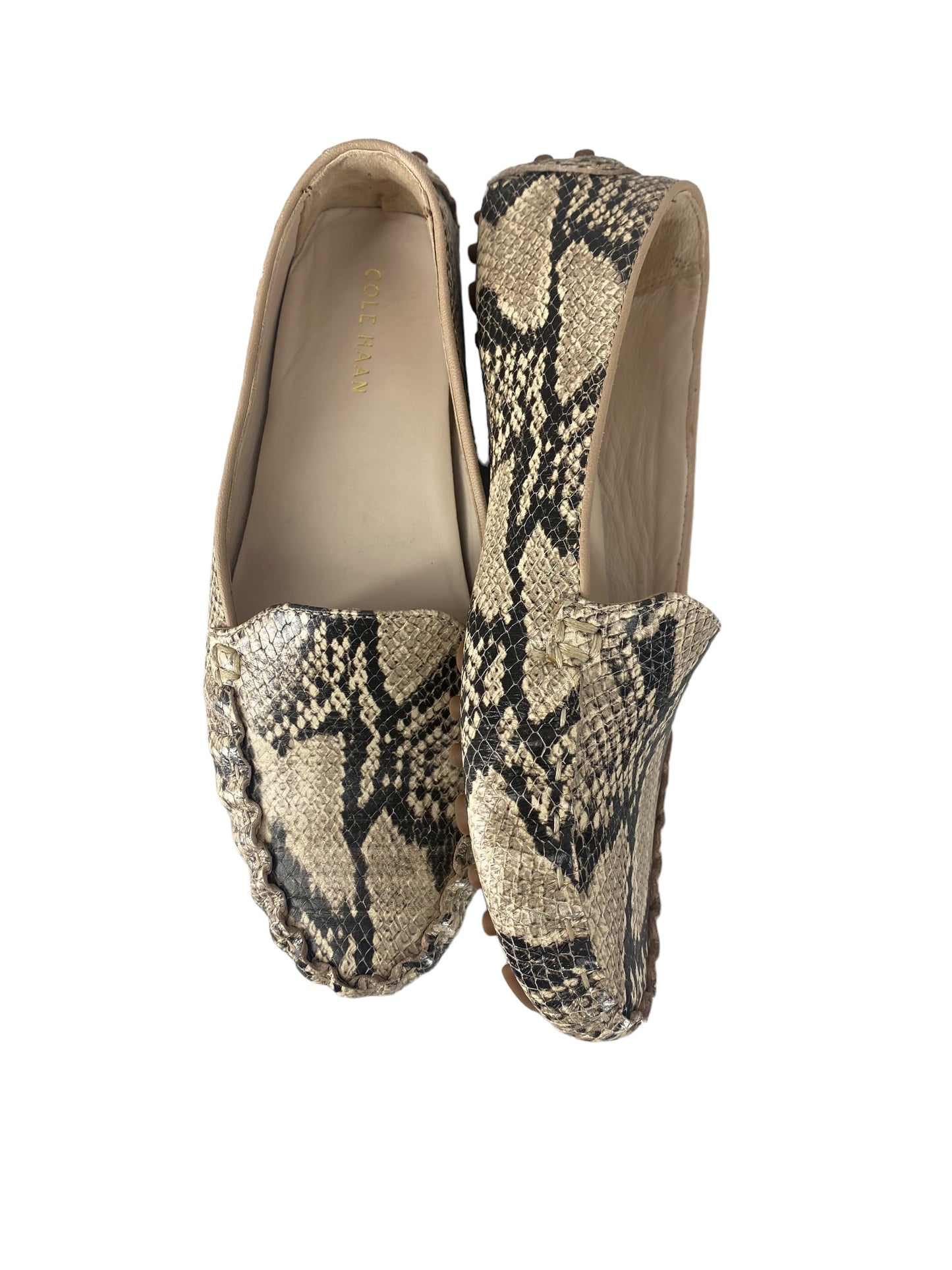 Snakeskin Print Shoes Flats Cole-haan, Size 6