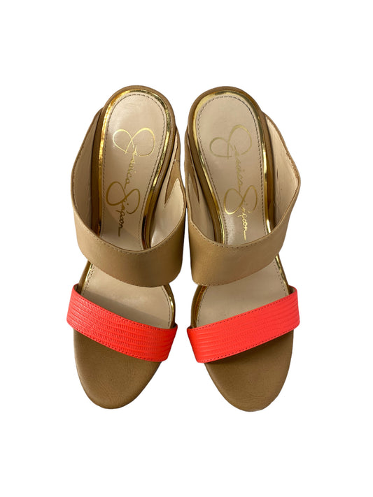Sandals Heels Stiletto By Jessica Simpson  Size: 7