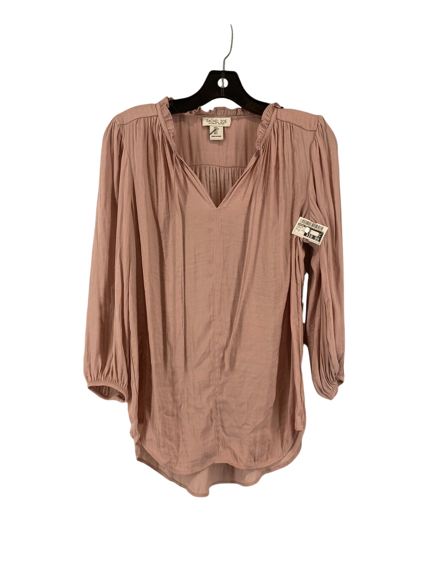 Top Long Sleeve By Rachel Zoe In Mauve, Size: S