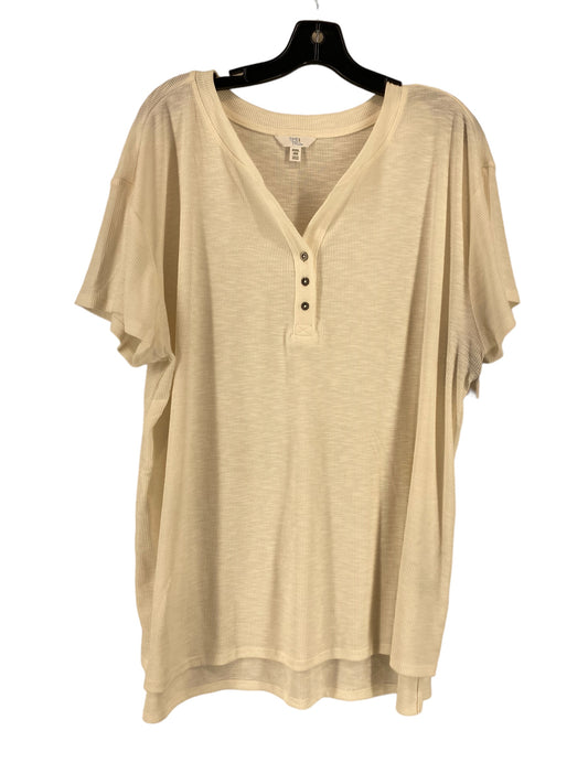 Top Short Sleeve Basic By Time And Tru  Size: Xxxl