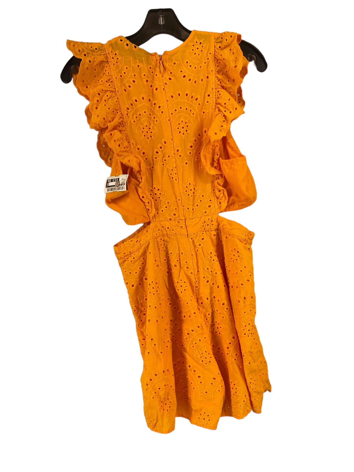 Orange Romper New York And Co, Size Xs