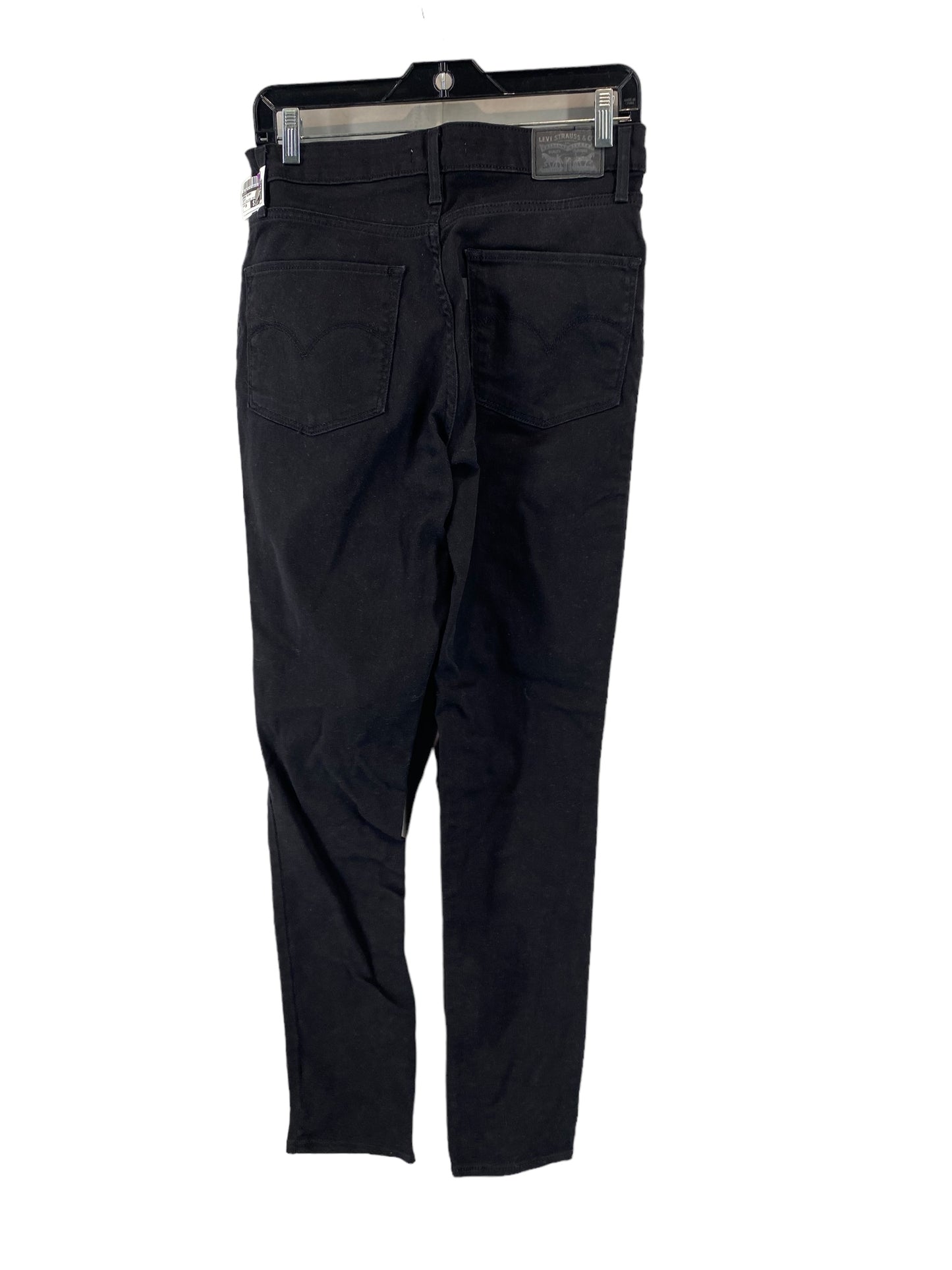 Jeans Skinny By Levis In Black, Size: 29