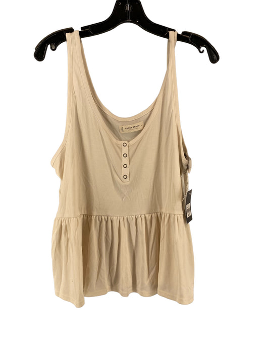 Top Sleeveless By Lucky Brand  Size: L