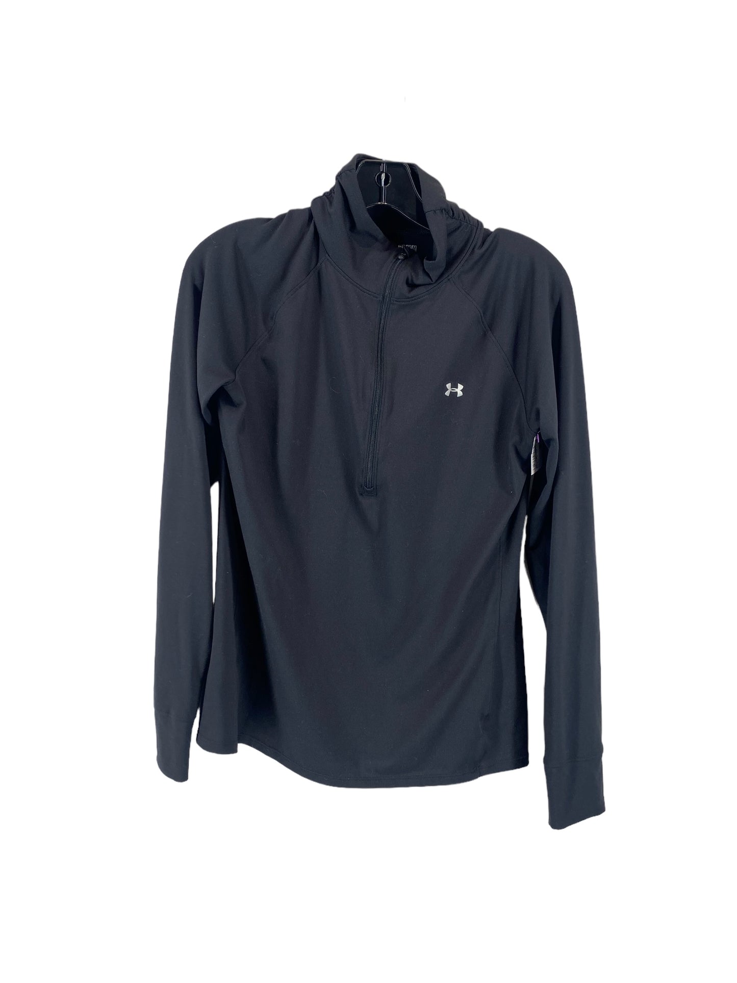 Athletic Top Long Sleeve Collar By Under Armour  Size: M