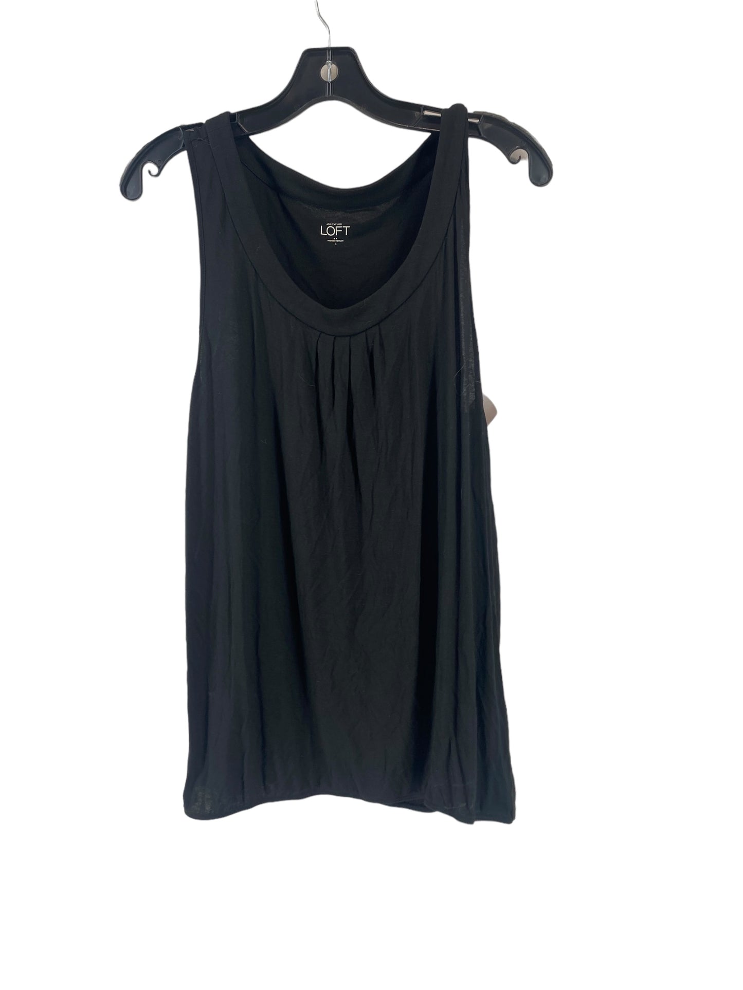 Black Top Sleeveless Loft, Size L