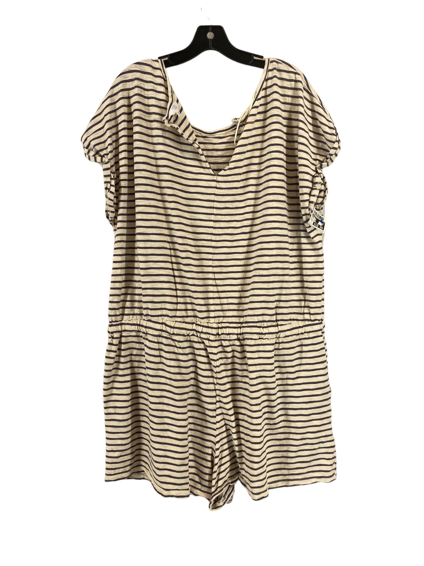 Striped Pattern Romper Time And Tru, Size Xxl